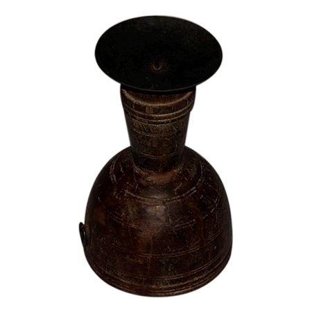 Hand Made Wooden Candle Stand-10